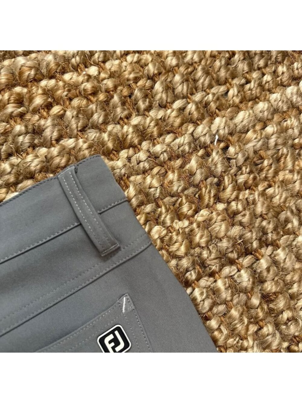 FootJoy Athletic Fit Golf Pants Gray Stretch Men W34 L34 FJ Performance